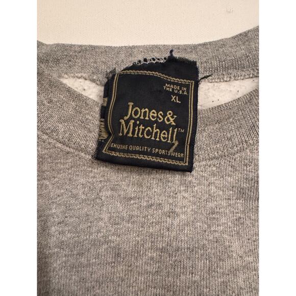 Vtg University of Iowa 1847 Jones & Mitchell Crewneck Gray Unisex Size XL - Picture 3 of 6